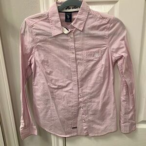 Pink Ralph Lauren Polo button down